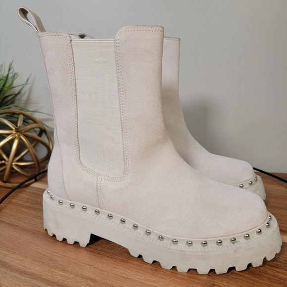 Vince Camuto Meendey Platform Chelsea Boot Chunky Lug Sole Heels Size 7 - Picture 4 of 17